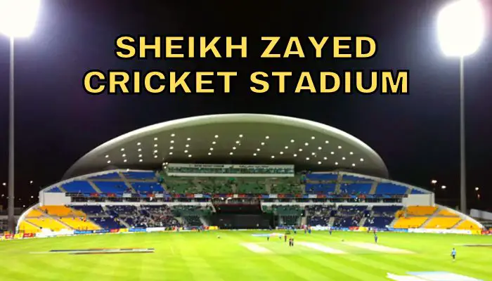 Sheikh Zayed Stadium Seating Plan