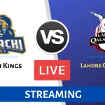 Karachi Kings vs Lahore Qalandars Live Streaming