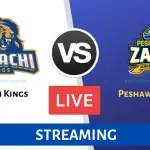 Karachi Kings vs Peshawar Zalmi Live Streaming