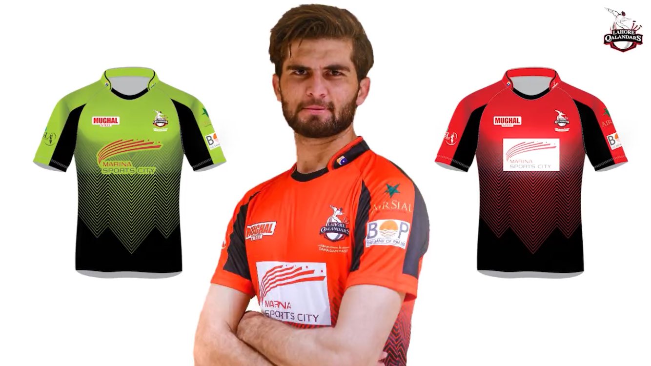 PSL 7 Lahore Qalandars Kit, Jersey, Shirt