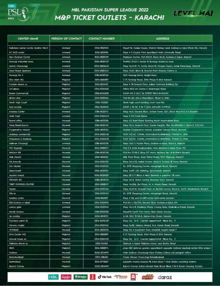 PSL 8 Tickets Where & How To Buy PSL 2023 Tickets? [UPDATED]