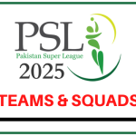 PSL 2025 All Teams Squads