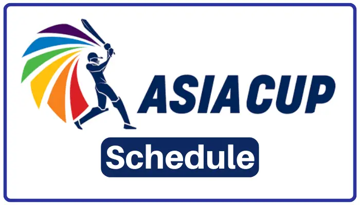 Asia Cup 2023 Schedule, Match Fixtures, Time Table